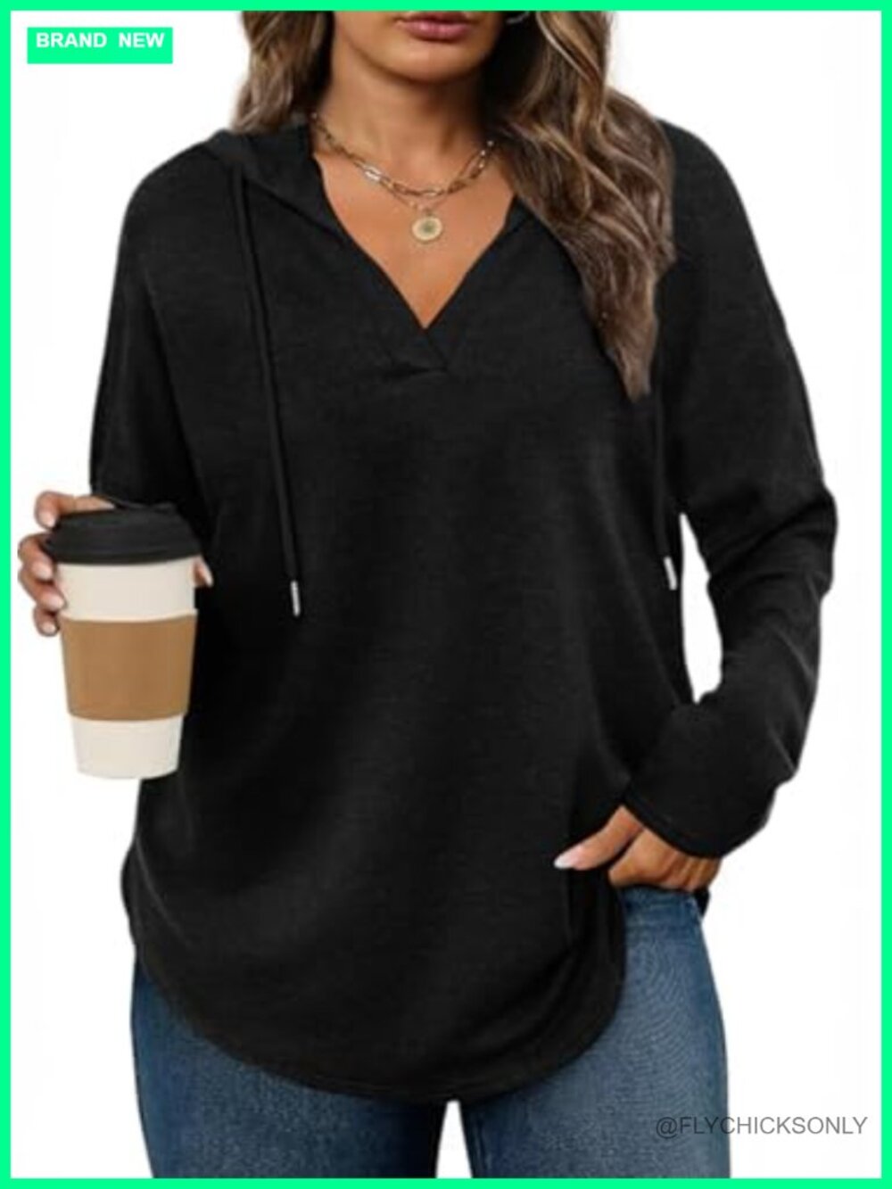 Plus Size Hoodie Long Sleeve Drawstring Oversized Sweatshirt Pullover